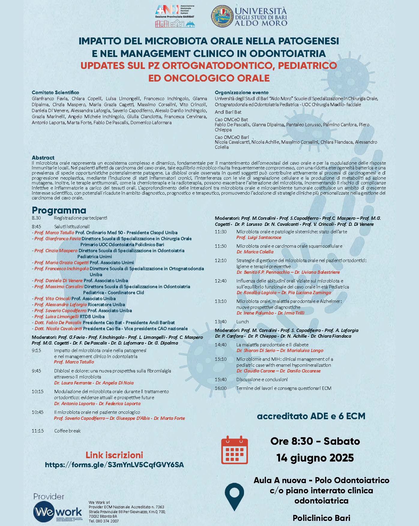 Impatto del microbiota orale nella patogenesi e nel management clinico in odontoiatria